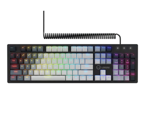 Lorgar Azar 514 RGB Biała - 1326962 - zdjęcie
